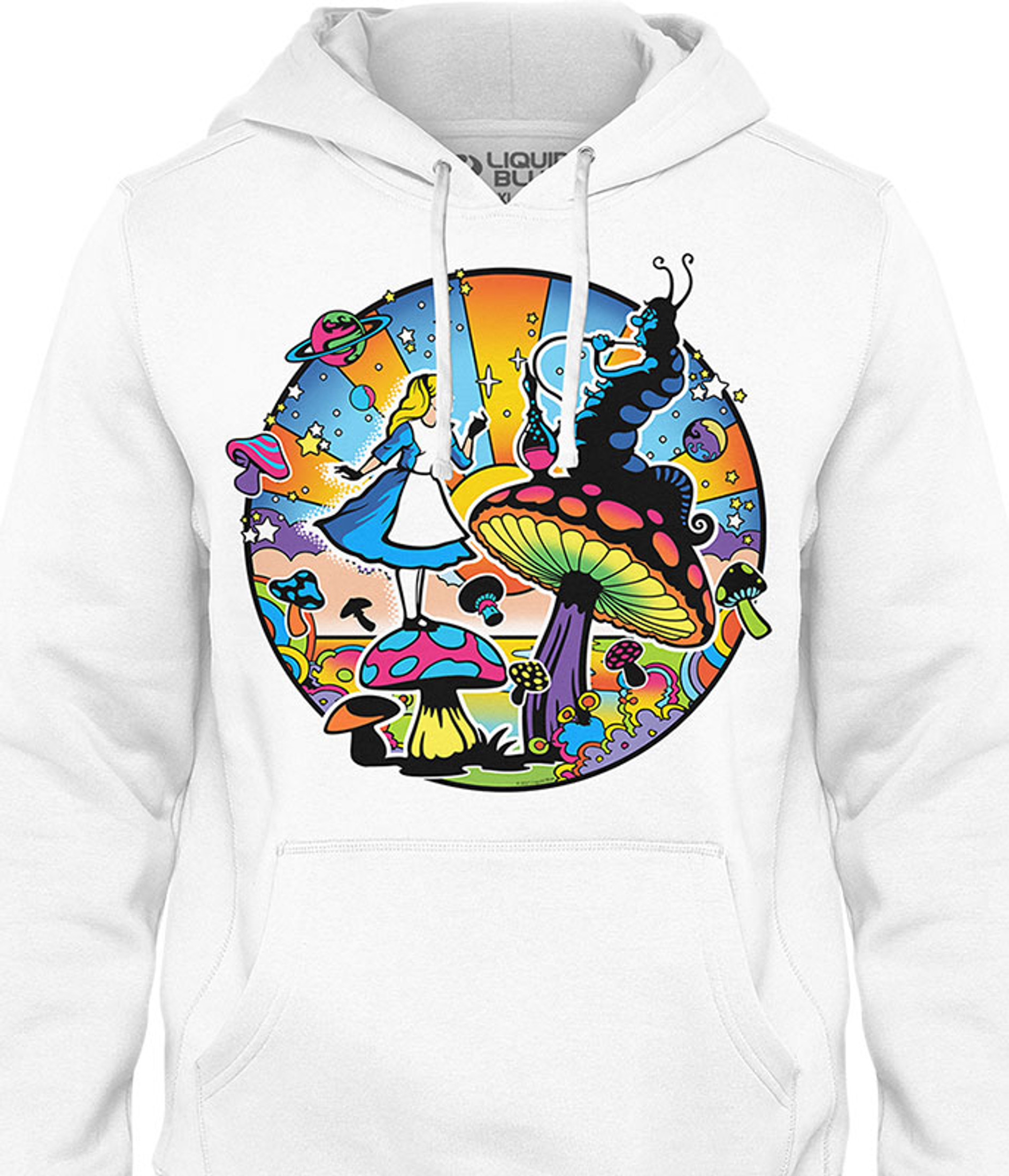 Alice In Wonderland Alice Mod Hoodie by Liquid Blue