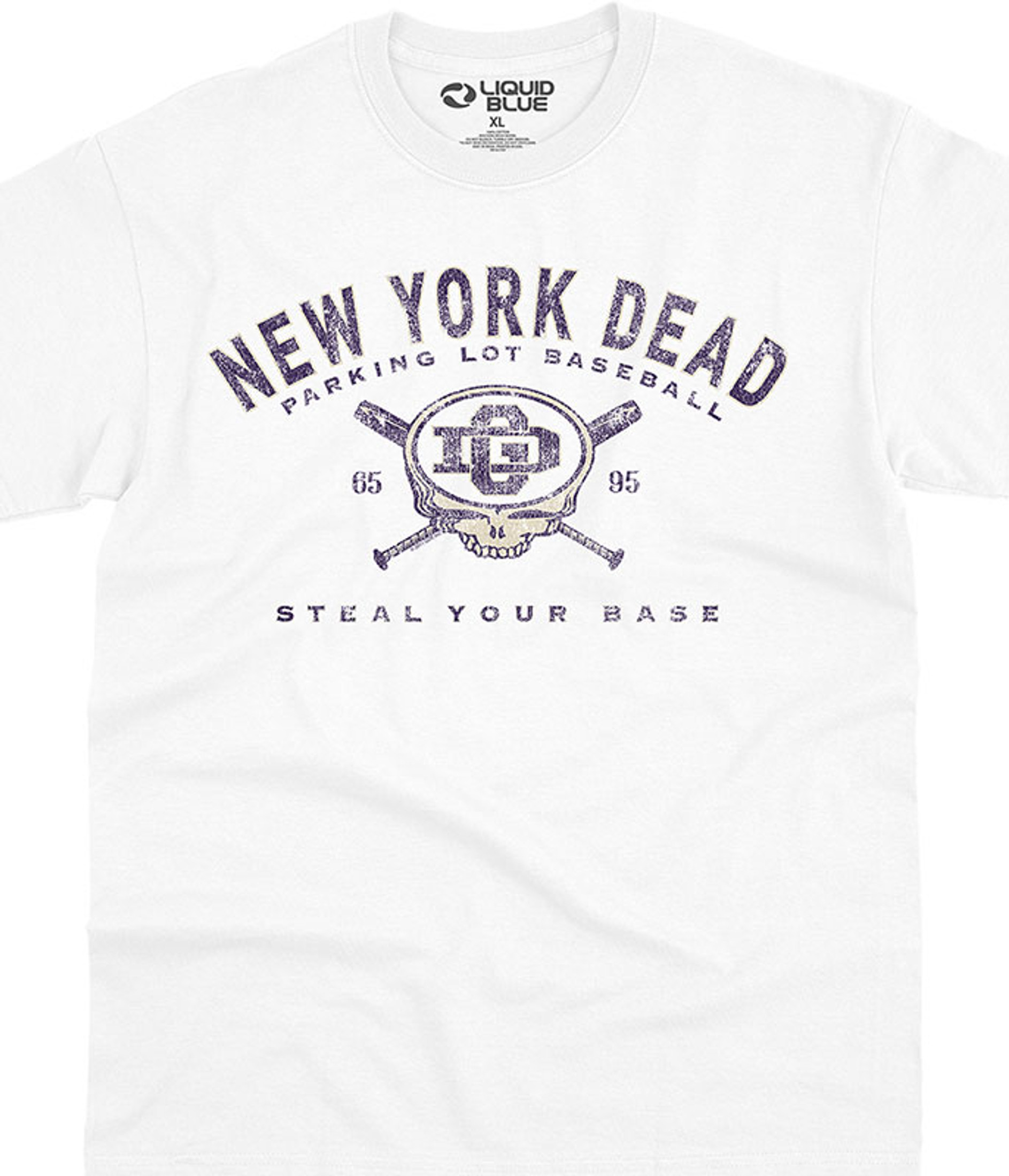 Grateful Dead NY Dead T-Shirt Tee by Liquid Blue