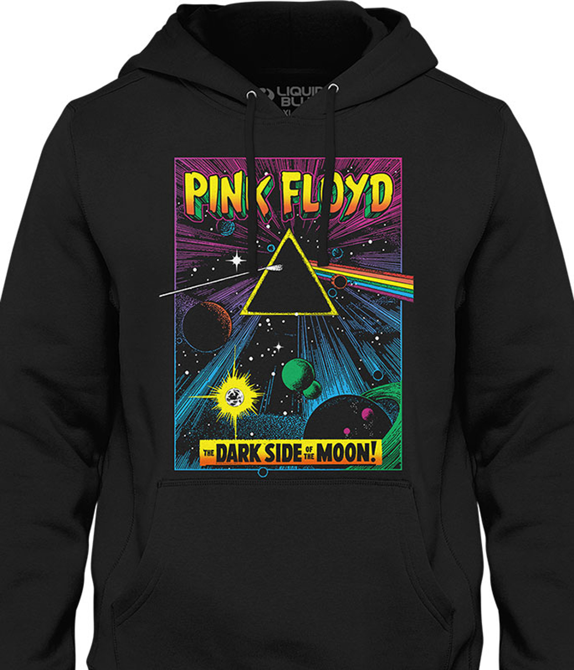 Pink Floyd Dark Side Pulp Hoodie by Liquid Blue