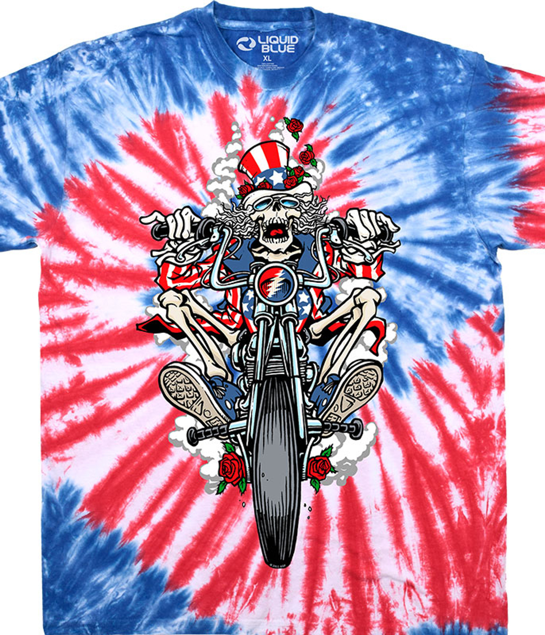 Grateful Dead Moto Sam T-Shirt Tee by Liquid Blue