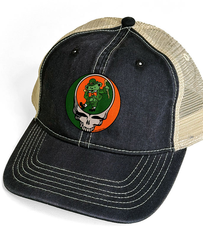 Grateful Dead Cappellino da Baseball Steal Your Face Band Logo Ufficiale Denim Size One Size