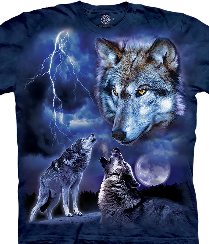 Wolves Of The Storm Classic Cotton T-Shirt by The Mountain