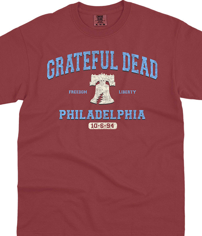LIQUID BLUE 94年　tシャツ グレートランド　greatland Grateful Dead Philly '94 Chili Comfort Colors T-Shirt Tee Liquid Blue