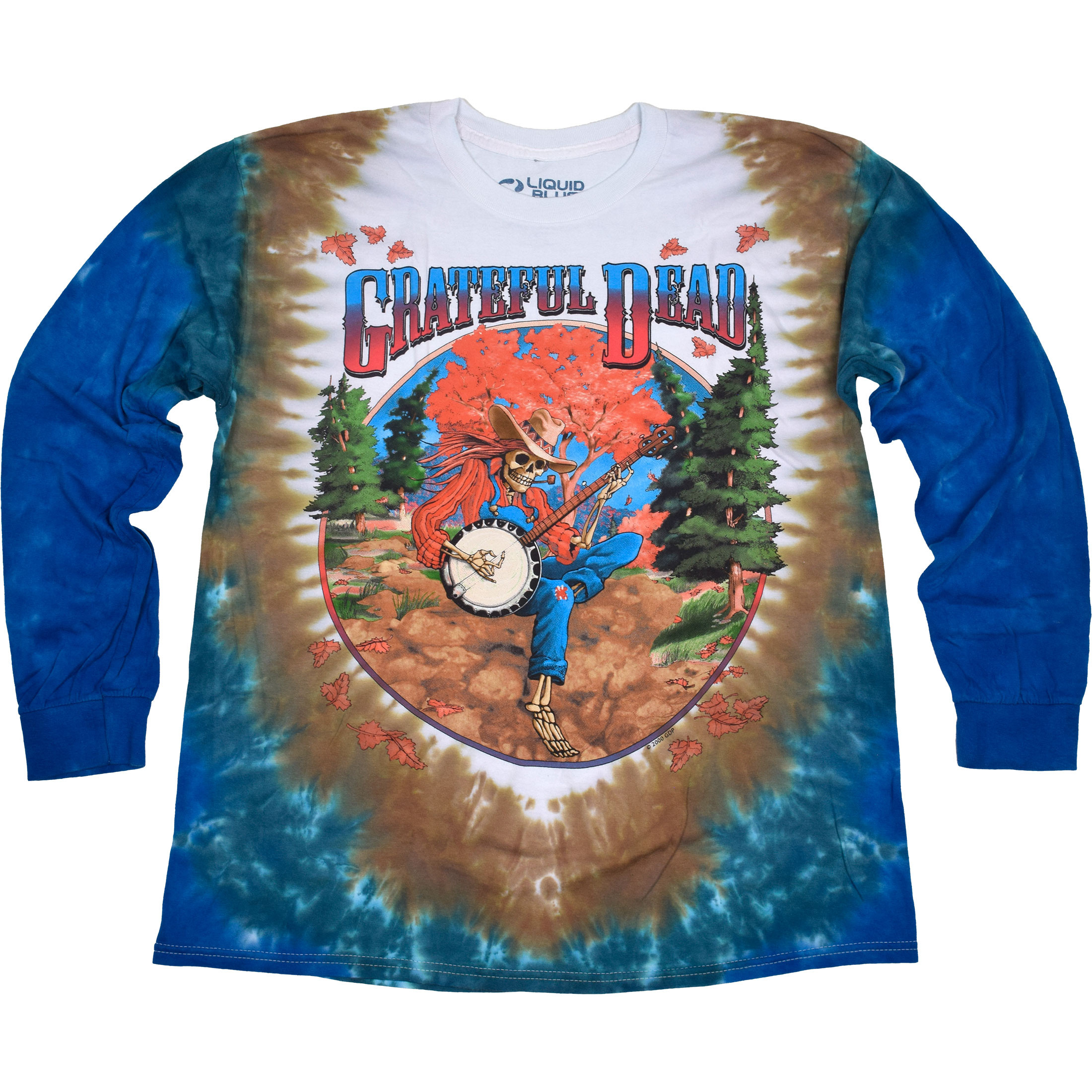 Grateful Dead T Shirt Vintage Grateful Dead Banjo Tie Dye Long 