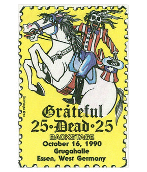 The Vault Grateful Dead 1990 10-16 Backstage Pass Liquid Blue