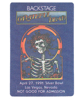 The Vault Grateful Dead 1991 04-27 Backstage Pass Liquid Blue
