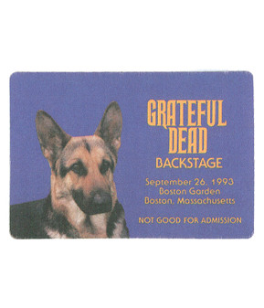 The Vault Grateful Dead 1993 09-26 Backstage Pass Liquid Blue