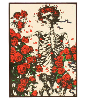 Grateful Dead Skeleton And Roses Tapestry