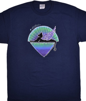 Grateful Dead GD Star Cat Navy T-Shirt Tee