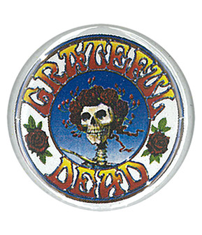 Grateful Dead GD Skull and Roses Pin