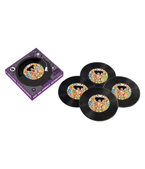 Jimi Hendrix Records Coaster Set