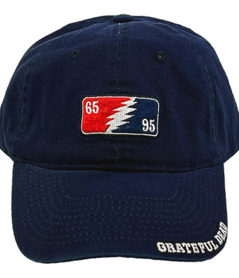 Grateful Dead GD 65-95 Navy Hat Liquid Blue