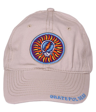 Grateful Dead Steal Your Face Sun Stone Hat Liquid Blue