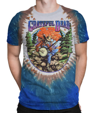 Grateful Dead Rare Tie Dye Band Tee T Shirt Size LS-4XL zc2126