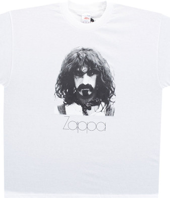 Frank Zappa Zappa Portrait White T-Shirt Tee