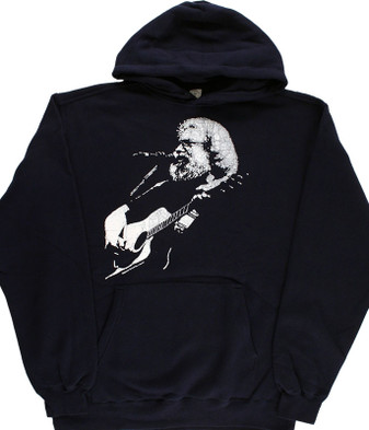 Jerry Garcia Jerry Acoustic Navy Hoodie