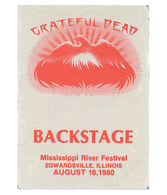 The Vault Grateful Dead 1980 08-16 Backstage Pass Liquid Blue