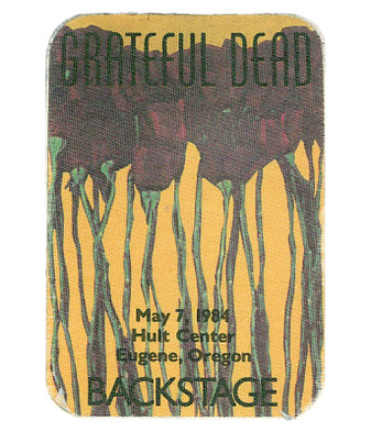 The Vault Grateful Dead 1984 05-07 Backstage Pass Liquid Blue