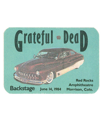 The Vault Grateful Dead 1984 06-14 Backstage Pass Liquid Blue
