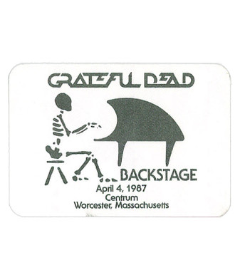 The Vault Grateful Dead 1987 04-04 Backstage Pass Liquid Blue