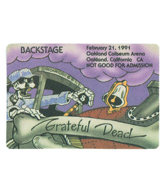 The Vault Grateful Dead 1991 02-21 Backstage Pass Liquid Blue