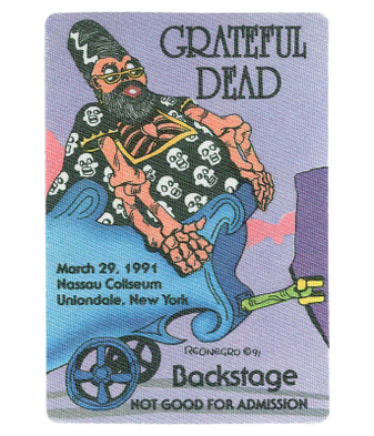 The Vault Grateful Dead 1991 03-29 Backstage Pass Liquid Blue