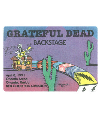 The Vault Grateful Dead 1991 04-08 Backstage Pass Liquid Blue