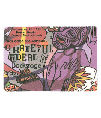 The Vault Grateful Dead 1991 09-21 Backstage Pass Liquid Blue