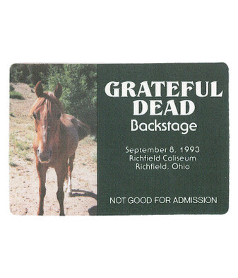 The Vault Grateful Dead 1993 09-08 Backstage Pass Liquid Blue