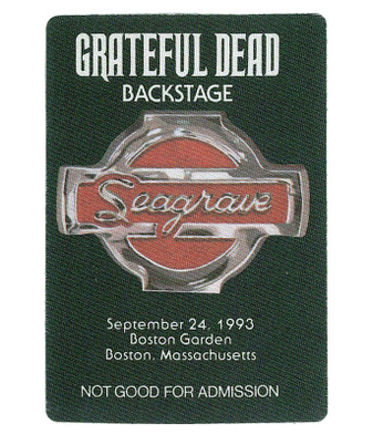 The Vault Grateful Dead 1993 09-24 Backstage Pass Liquid Blue