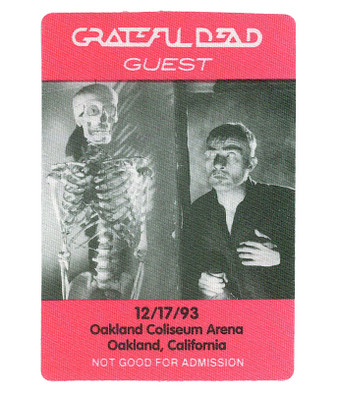 The Vault Grateful Dead 1993 12-17 Backstage Pass Liquid Blue