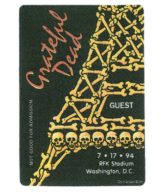 The Vault Grateful Dead 1994 07-17 Backstage Pass Liquid Blue