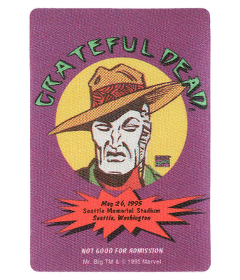 The Vault Grateful Dead 1995 05-26 Backstage Pass Liquid Blue