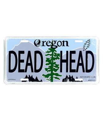 Grateful Dead GD Oregon License Plate