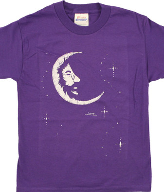 Grateful Dead Jerry Moon Youth Purple T-Shirt Tee