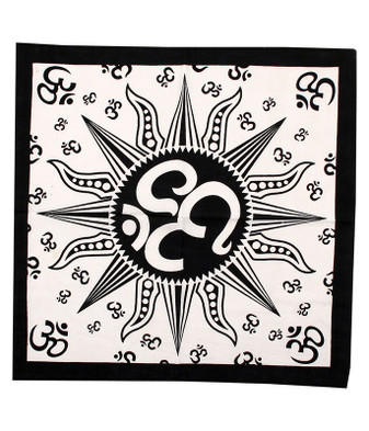 OM Sun Black Bandana