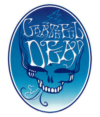 Grateful Dead GD Blue Smoke Sticker