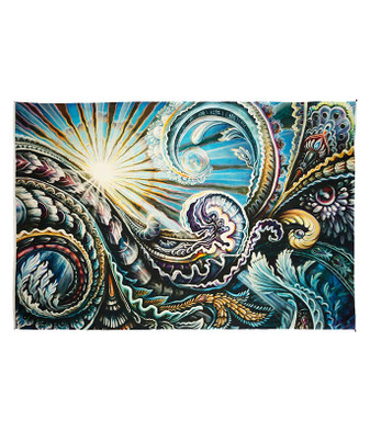 Solstice Digital Art Print Tapestry