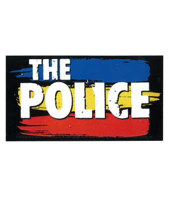 The Police Striped Logo Sticker