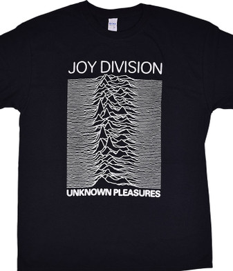Joy Division Unknown Pleasures Black T-Shirt Tee
