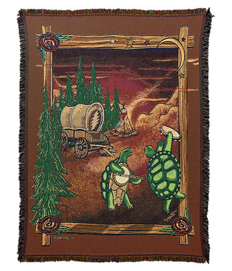 Grateful Dead GD Covered Wagon Woven Blanket