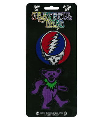 Grateful Dead GD SYF & Bear Patch Set