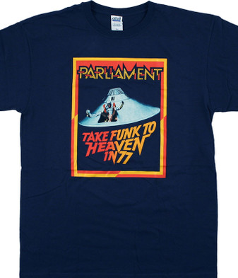 Parliament Funk To Heaven Navy T-Shirt