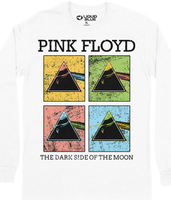 Pink Floyd Window Pane Long Sleeve T-Shirt Tee by Liquid Blue