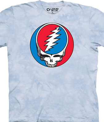 Grateful Dead Steal Your Face T-Shirt by Liquid Blue