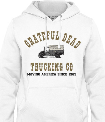 Grateful Dead Truckin Hoodie by Liquid Blue