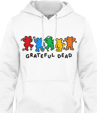 Grateful Dead Metro Bears Hoodie by Liquid Blue