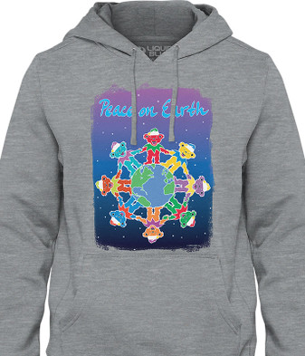 Grateful Dead Peace On Earth Hoodie by Liquid Blue