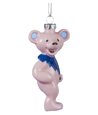 Dancing Bear Pink Ornament