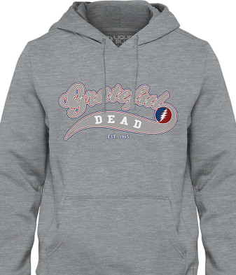 Grateful Dead Ballpark Grey Hoodie by Liquid Blue